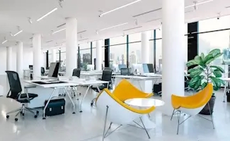 a modern office space